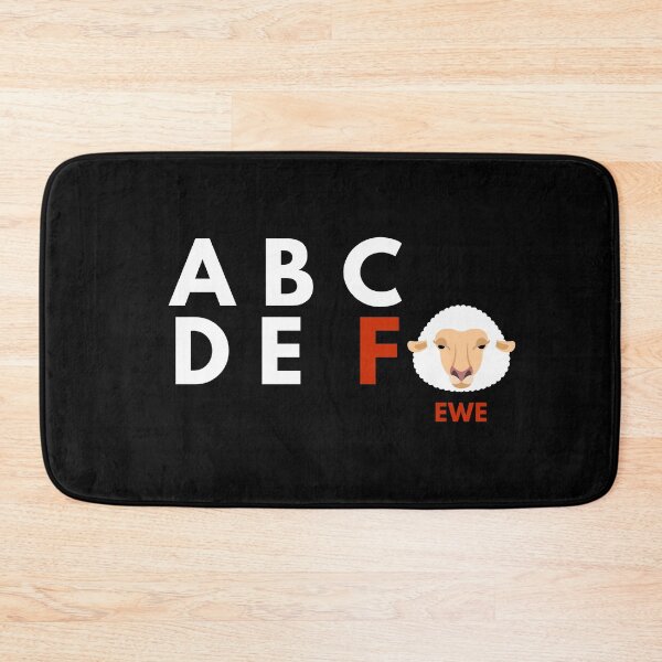 Item preview, ABCDE F YOU  designed and sold by Puns-n-Rainbows.