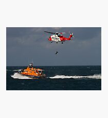 RNLI and Irish Coast Guard Photographic Print