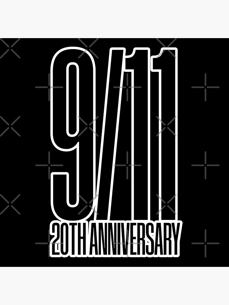 "american 9 /11 anniversary world trade center memorial" Sticker for