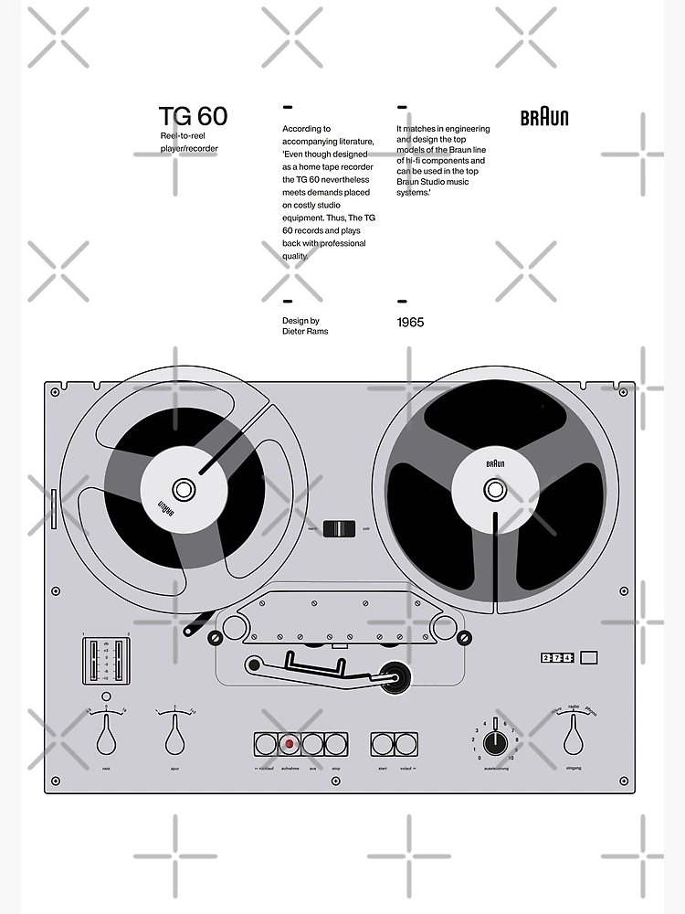 TG60 Tape Recorder Braun - Dieter Rams Design | Photographic Print