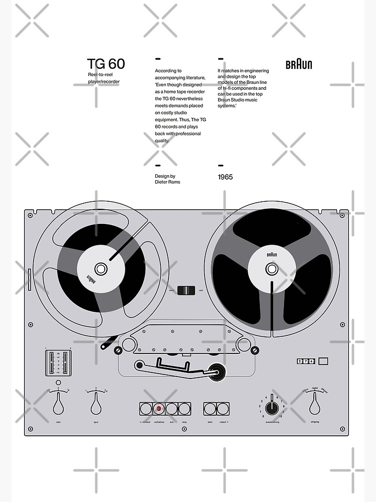 TG60 Tape Recorder Braun - Dieter Rams Design