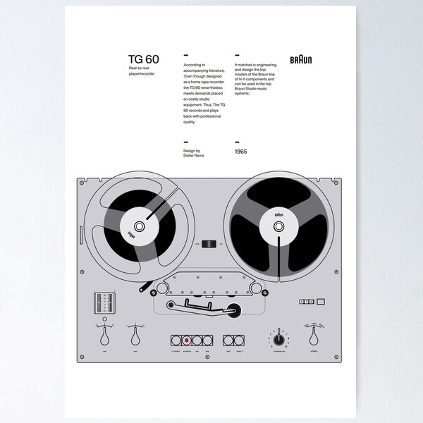 TG60 Tape Recorder Braun - Dieter Rams Design