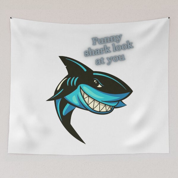 Item preview, funny shark designed and sold by ARTgallaty0801.