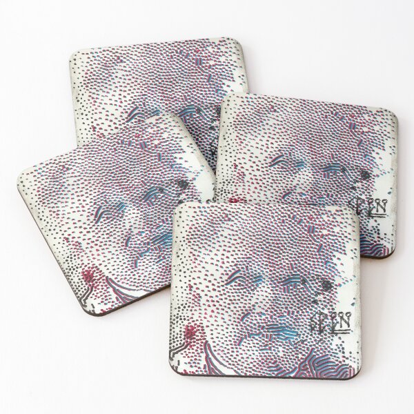 Item preview, Algorithmic art abstract portrait | Pop art | Street-art aesthetics designed and sold by CiceroSpin.