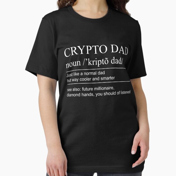 Artikel-Vorschau von Crypto Dad Cryptocurrency Papa Wörterbuch Papa Definition, designt und verkauft von MasterKlaw.