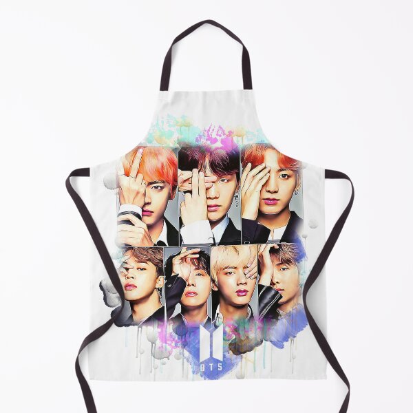 Item preview, BTS all together colorful art designed and sold by Lajibolalaa.