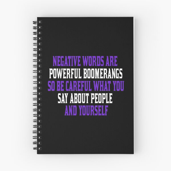 Item preview, Negative words are powerful boomerangs designed and sold by Fashimation20.