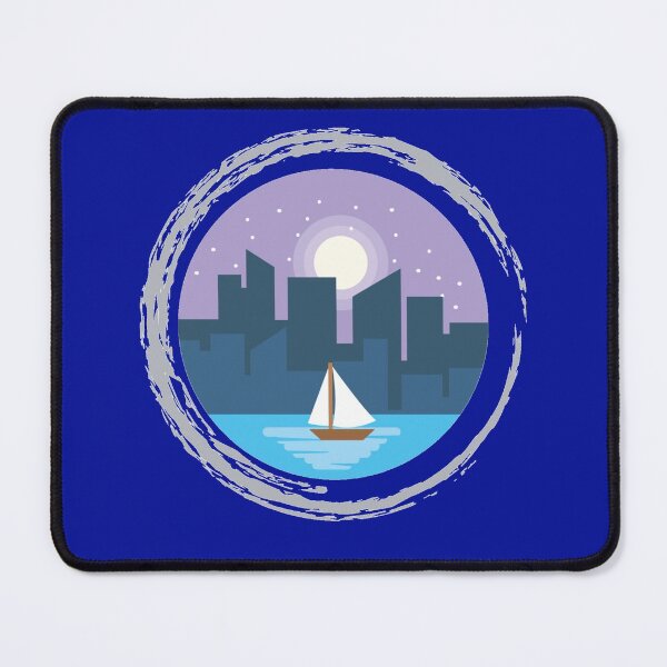 Aperçu de l'œuvre Naviguer sous la lune et les étoiles créée et vendue par CreativeFrog.
