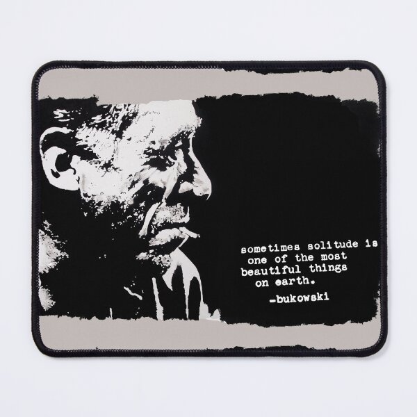 Item preview, Charles BUKOWSKI - solitude QUOTE designed and sold by ARTito.