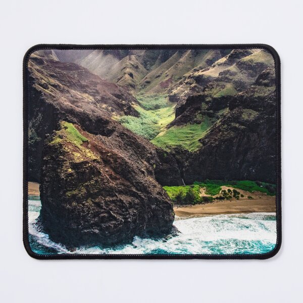 Item preview, Spectacular Cliffside Tropical Beach With Dramatic Waves designed and sold by DEC02.