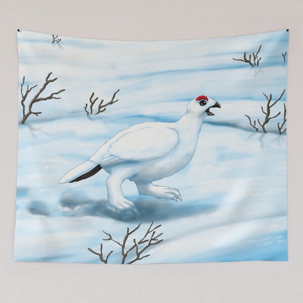Item preview, Willow Ptarmigan designed and sold by JeMiChi Art.
