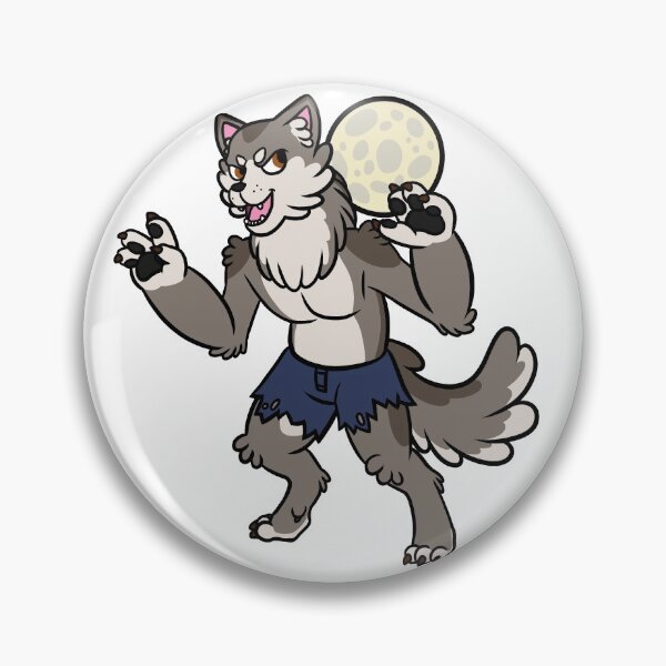 Item preview, Cute Chibi Werewolf Character designed and sold by ThatRadFailure.