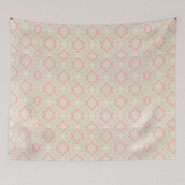 Item preview, Vintage Pink Floral Pattern designed and sold by newburyboutique.