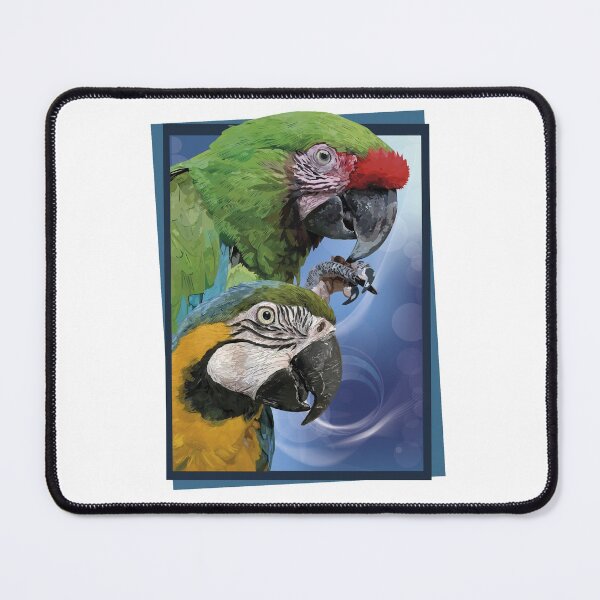 Item preview, Green Macaw and Blue-yellow Macaw designed and sold by obscurite.