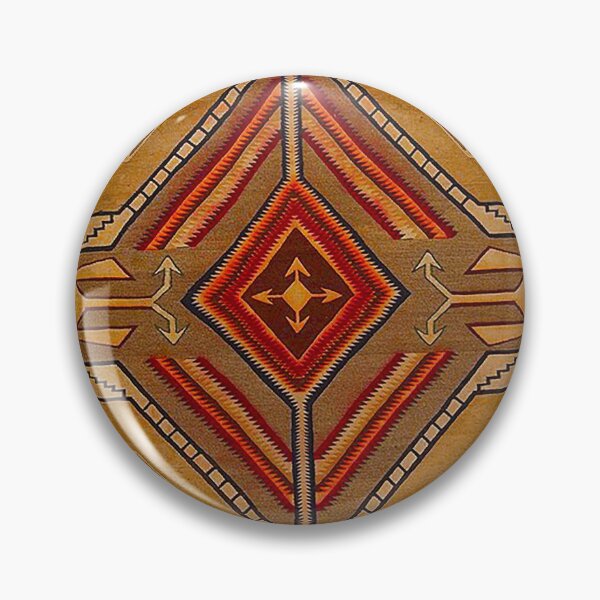 Item preview, Navajo Blanket pattern,southwestern art, red, yellow,brown Throw Blanket, southwestern pattern, native american, designed and sold by Nostrathomas66.