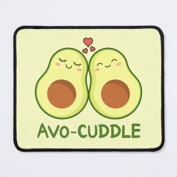 Item preview,  Two avocados cuddling. Avocado pun. designed and sold by TashaVector.