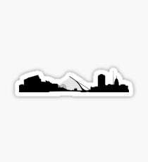 Dublin skyline Sticker