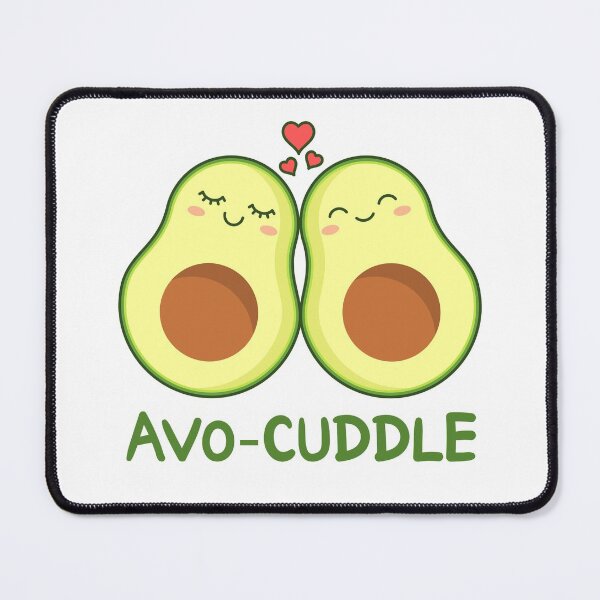 Item preview, Avo-cuddle pun. Two avocados cuddling.  designed and sold by TashaVector.
