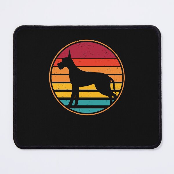 Item preview, Vintage Sunset Doberman Pinscher Silhouette - Retro Style Dog Lovers designed and sold by Peter Stawicki.