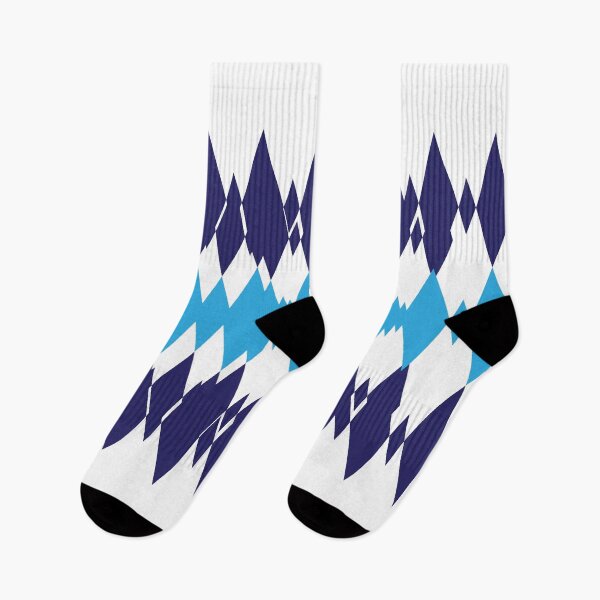 Item preview, Blue abstract argyle diamond pattern designed and sold by BLMcreations.