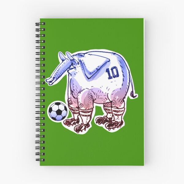 Item preview, elephant the soccer player cartoon designed and sold by anticute.