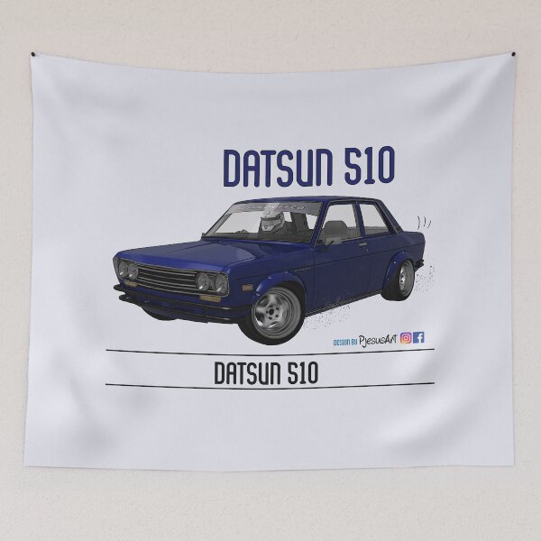 Item preview, Datsun 510 Dark Blue designed and sold by pjesusartrb.