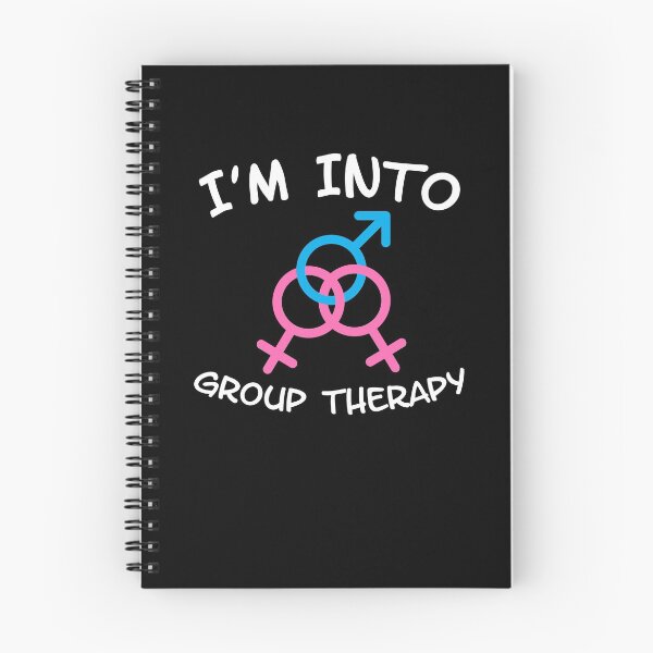 Item preview, I'm In To Group Therapy FMF Threesome - Swinger Lifestyle for dark colors designed and sold by swingersshop.