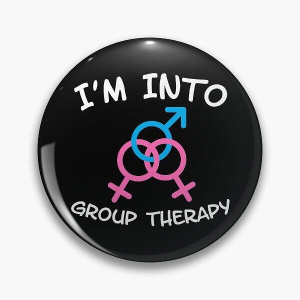 Artikelvorschau, I'm In To Group Therapy FMF Threesome - Swinger Lifestyle für dunkle Farben entworfen und verkauft von swingersshop.