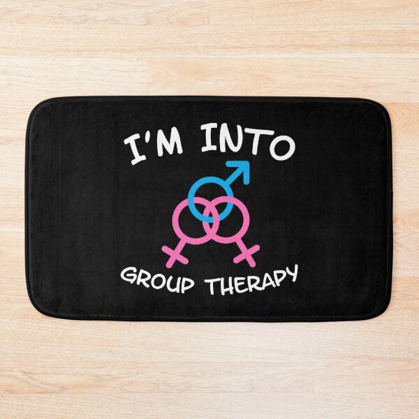 Item preview, I'm In To Group Therapy FMF Threesome - Swinger Lifestyle for dark colors designed and sold by swingersshop.