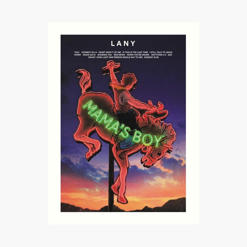 LANY MAMA'S BOY Album Poster 