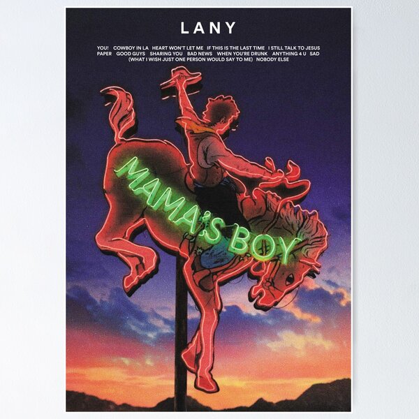 LANY MAMA'S BOY Album Poster 