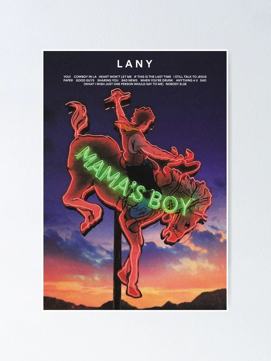 LANY MAMA'S BOY Album Poster 