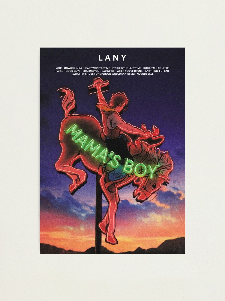 LANY MAMA'S BOY Album Poster 