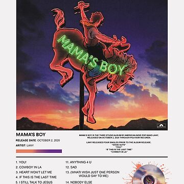 LANY MAMA'S BOY Album Poster 