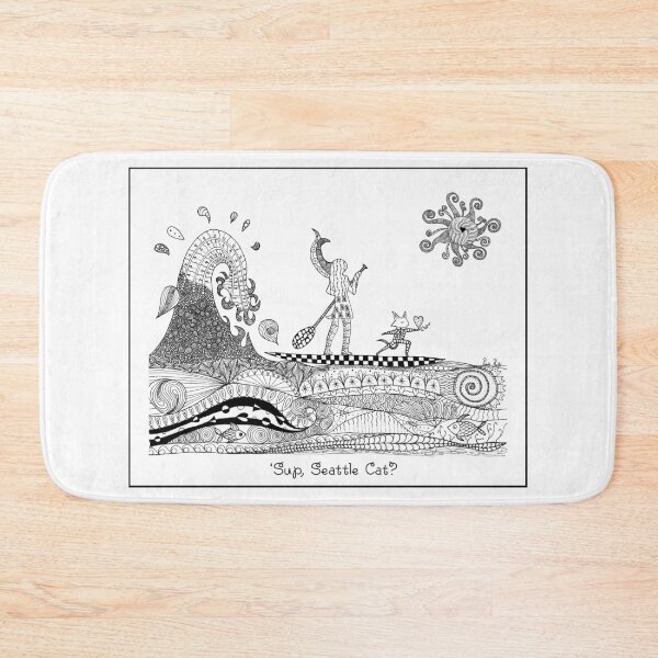 Artikelvorschau, 'Sup, Seattle-Katze? Zendoodle entworfen und verkauft von PrettyCityKitty.