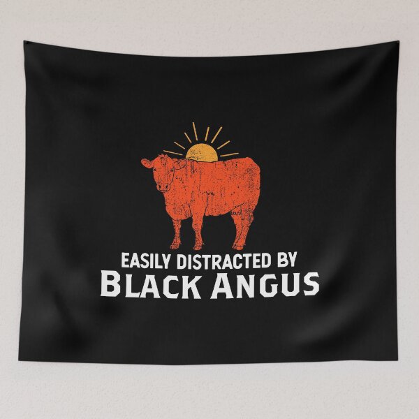 Item preview, Easily Distracted Farming Black Angus Cattle design designed and sold by jakehughes2015.