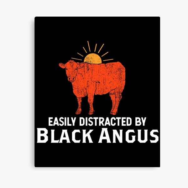 Item preview, Easily Distracted Farming Black Angus Cattle design designed and sold by jakehughes2015.