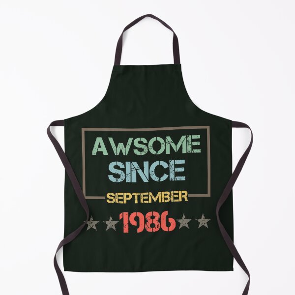 Item preview, Awesome Since September 1986,Birthday Gift Idea,Mother's Day,Father's Day,Girlfriend,Boyfriend,Woman,Man,Old 1986,Retro Vintage illustration and Design. designed and sold by Simo-One.
