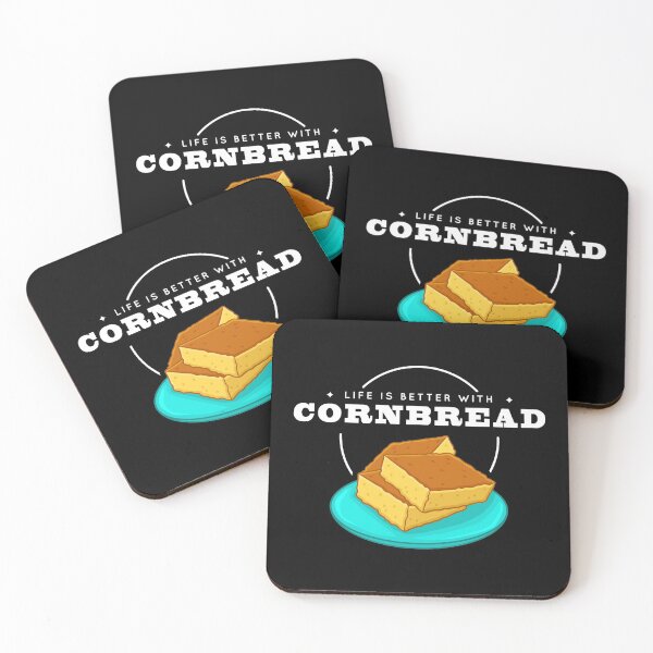 Item preview, Life Is Better With Cornbread Southern Foodie print designed and sold by jakehughes2015.