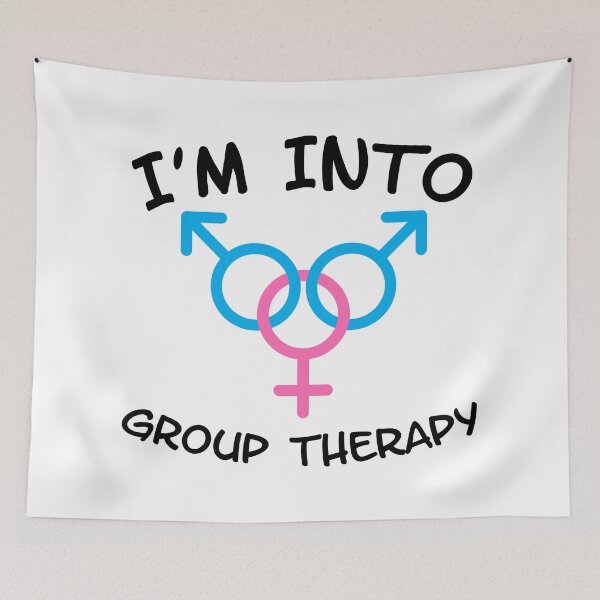 Item preview, I'm In To Group Therapy MFM Threesome - Swinger Lifestyle designed and sold by swingersshop.