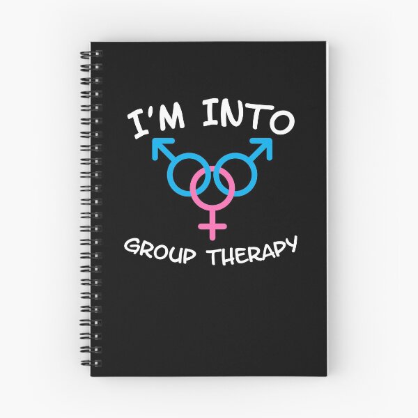 Item preview, I'm In To Group Therapy MFM Threesome - Swinger Lifestyle for dark colors designed and sold by swingersshop.