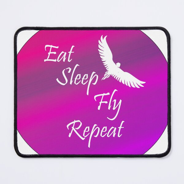 Item preview, Eat Sleep & Fly into the purple Sky design designed and sold by MystixJack.