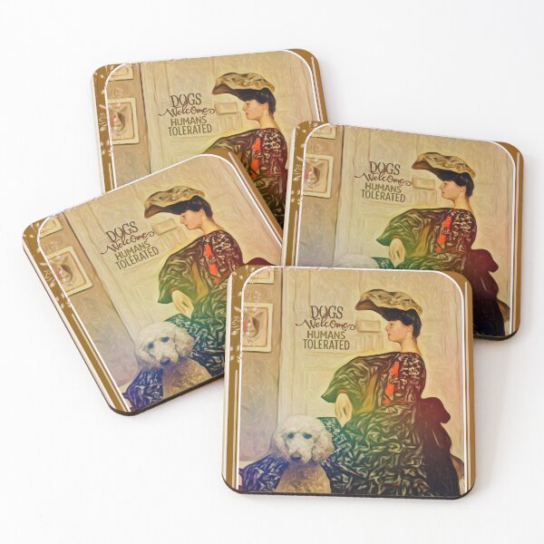 Item preview, Dogs Welcome: Humans Tolerated designed and sold by Lisa Marie Mercer.
