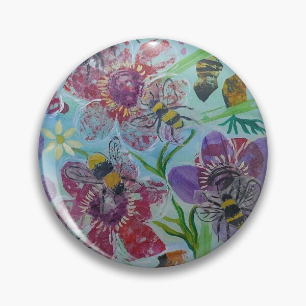 Item preview, Bumble bees among flowers  designed and sold by Casimirasart.