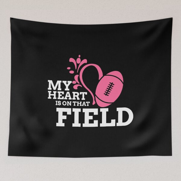 Item preview, My Heart is on That Field Football Game Day Sports designed and sold by Merchking1.