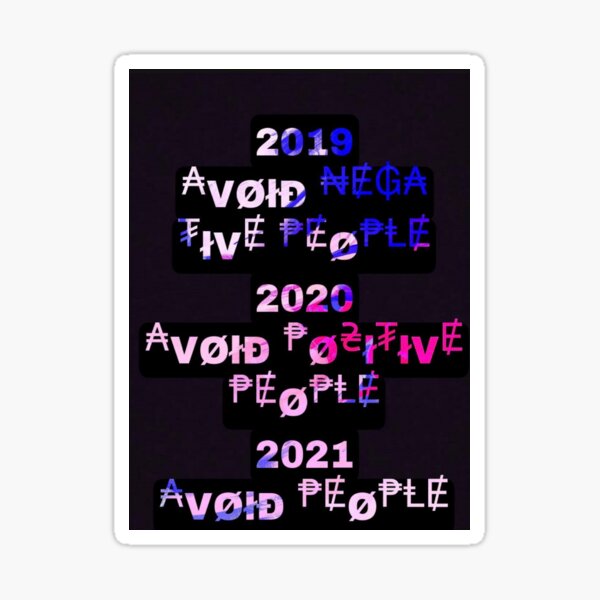 Item preview, Avoid Negative People designed and sold by ZULO.