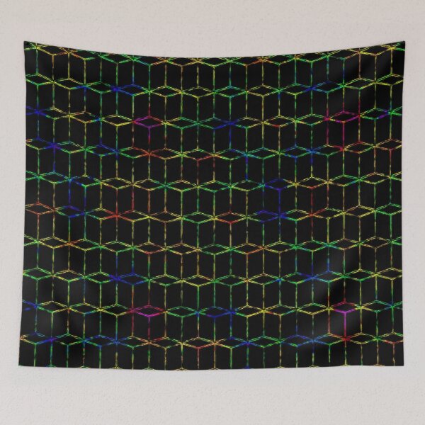 Item preview, Colorful Cubic Scratch Art designed and sold by JeebieRiver.
