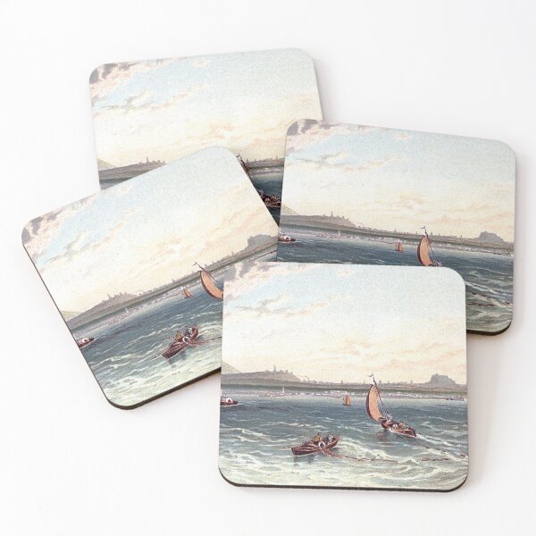 Item preview, Vintage Illustration of Edinburgh from The Firth of Forth designed and sold by yourscotland.
