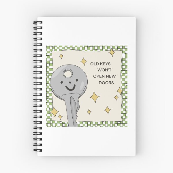 Item preview, Old keys won’t open new doors designed and sold by PeachCatDesigns.