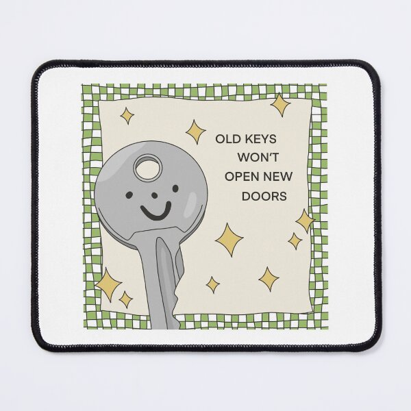 Item preview, Old keys won’t open new doors designed and sold by PeachCatDesigns.